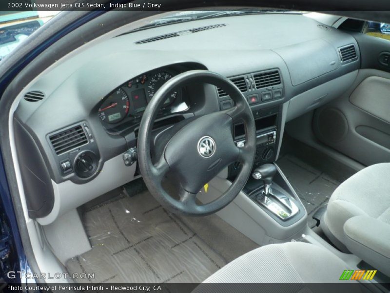 Indigo Blue / Grey 2002 Volkswagen Jetta GLS Sedan