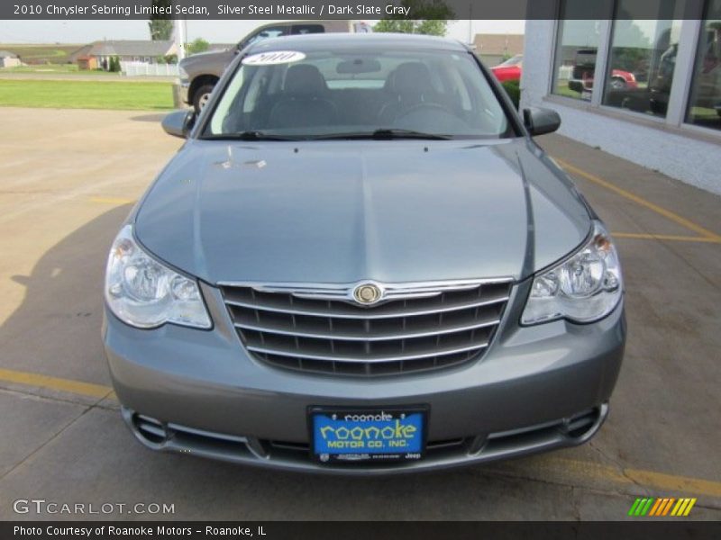 Silver Steel Metallic / Dark Slate Gray 2010 Chrysler Sebring Limited Sedan