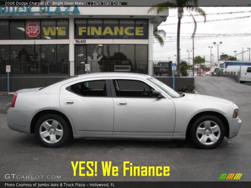 Bright Silver Metallic / Dark Slate Gray 2008 Dodge Charger SE