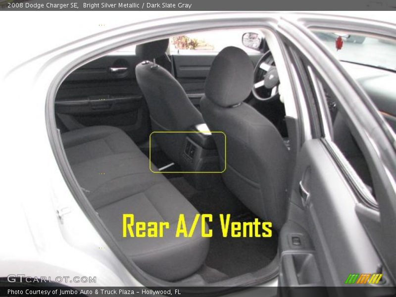 Bright Silver Metallic / Dark Slate Gray 2008 Dodge Charger SE