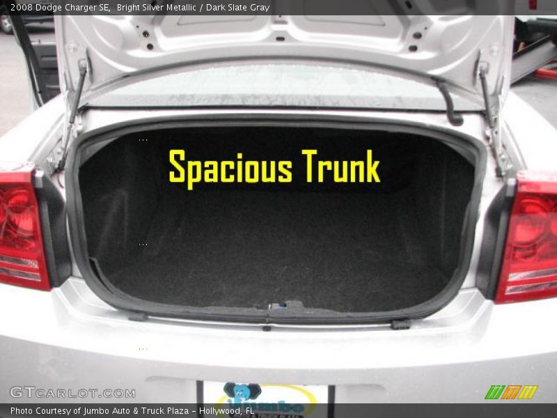 Bright Silver Metallic / Dark Slate Gray 2008 Dodge Charger SE
