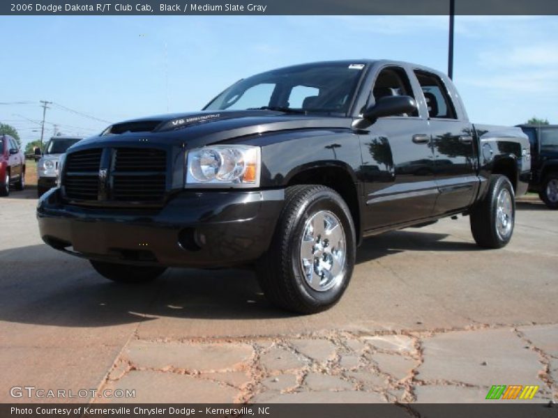 Black / Medium Slate Gray 2006 Dodge Dakota R/T Club Cab