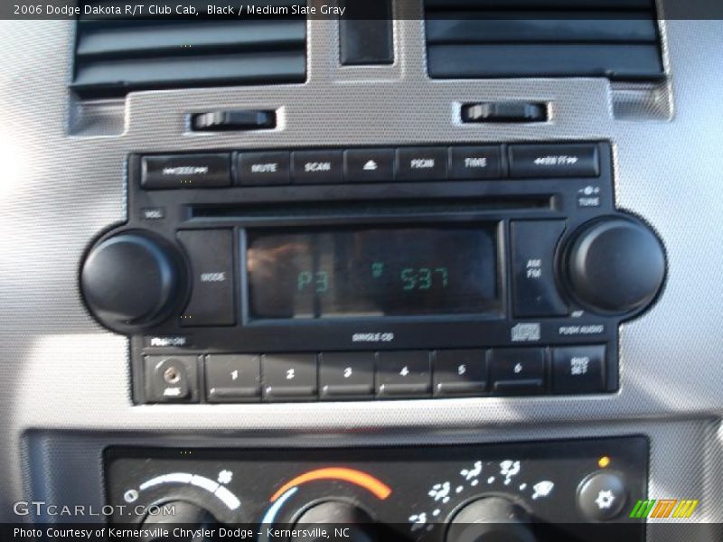 Black / Medium Slate Gray 2006 Dodge Dakota R/T Club Cab