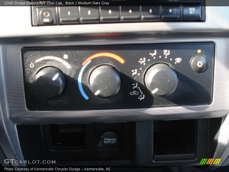 Black / Medium Slate Gray 2006 Dodge Dakota R/T Club Cab