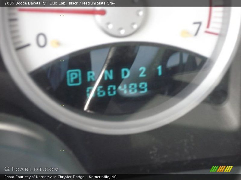 Black / Medium Slate Gray 2006 Dodge Dakota R/T Club Cab