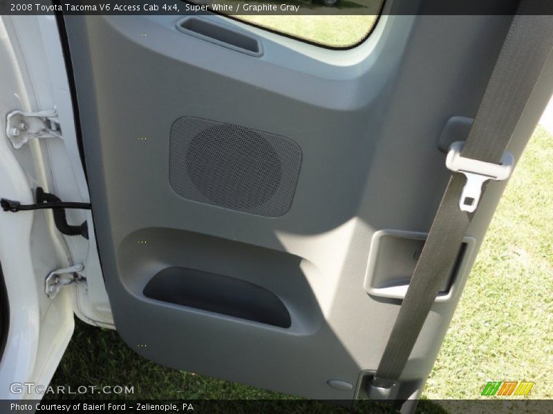 Super White / Graphite Gray 2008 Toyota Tacoma V6 Access Cab 4x4