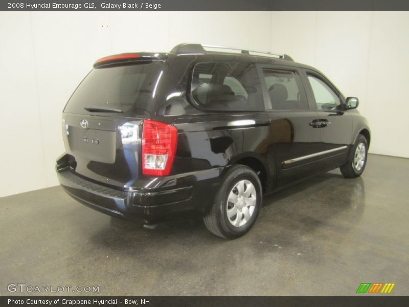 Galaxy Black / Beige 2008 Hyundai Entourage GLS