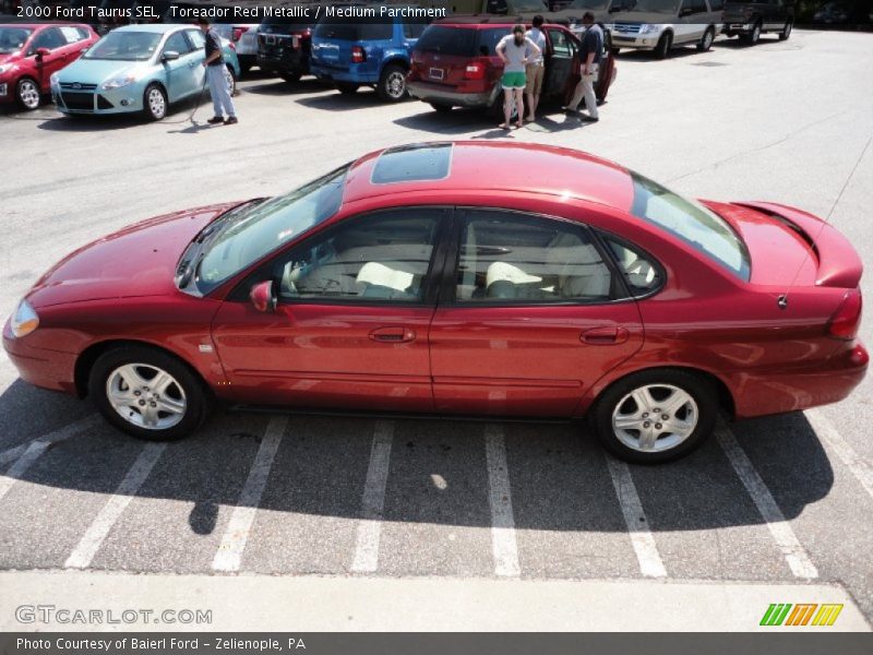 Toreador Red Metallic / Medium Parchment 2000 Ford Taurus SEL