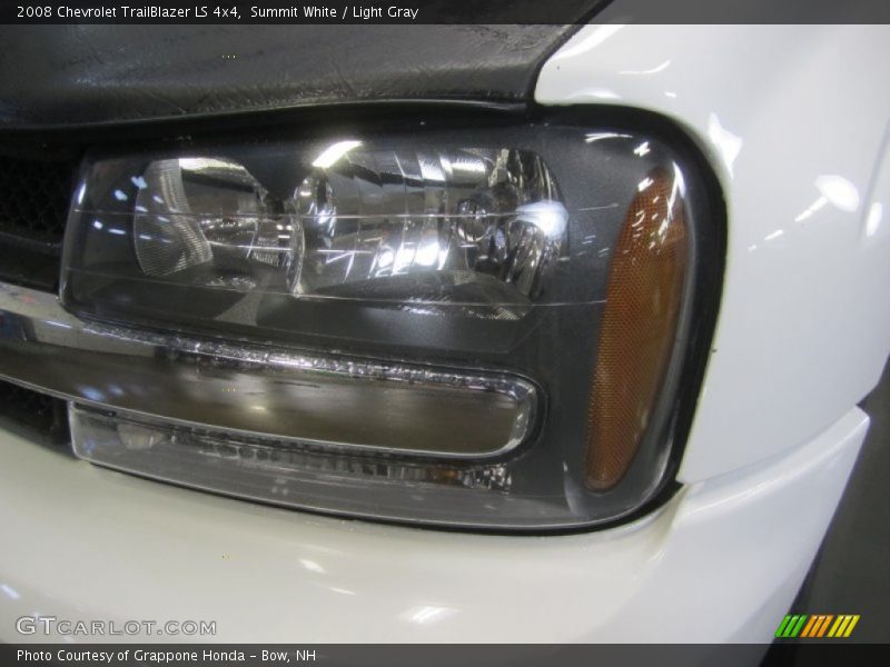 Summit White / Light Gray 2008 Chevrolet TrailBlazer LS 4x4