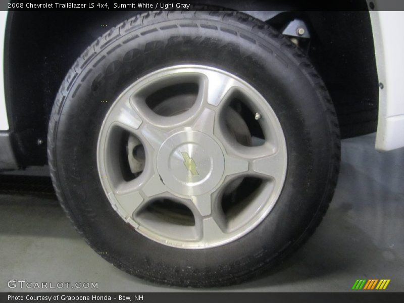 Summit White / Light Gray 2008 Chevrolet TrailBlazer LS 4x4