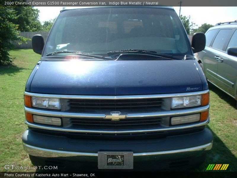 Indigo Blue Metallic / Neutral 2000 Chevrolet Express G1500 Passenger Conversion Van