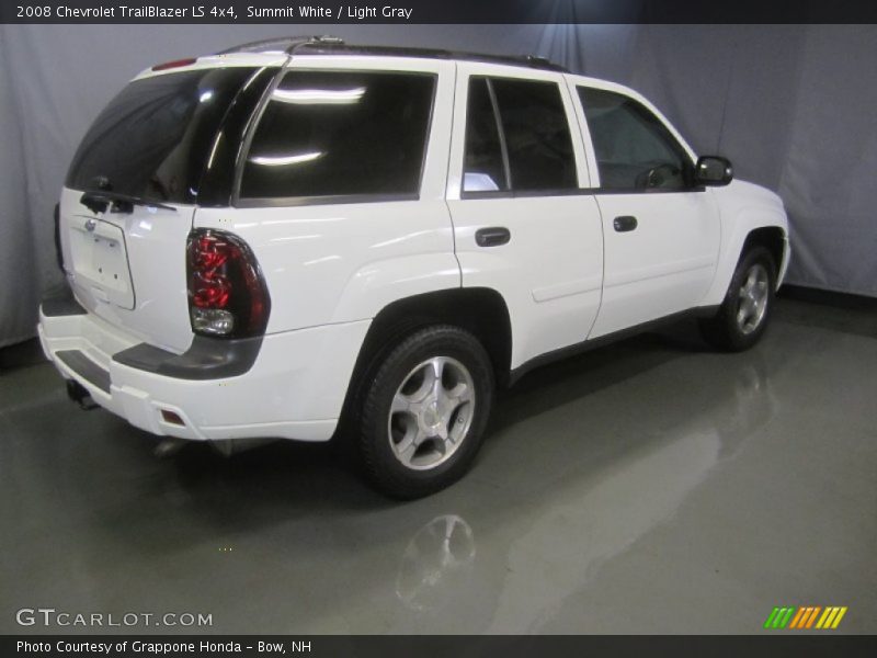 Summit White / Light Gray 2008 Chevrolet TrailBlazer LS 4x4