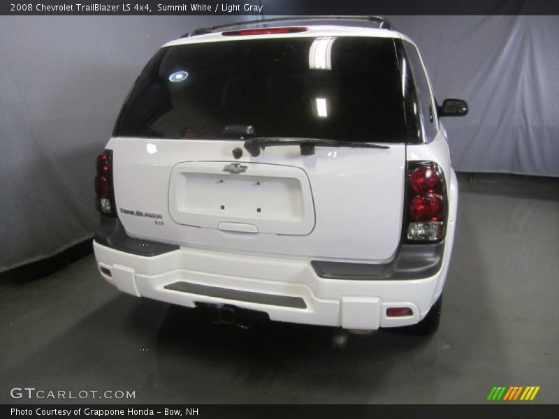 Summit White / Light Gray 2008 Chevrolet TrailBlazer LS 4x4