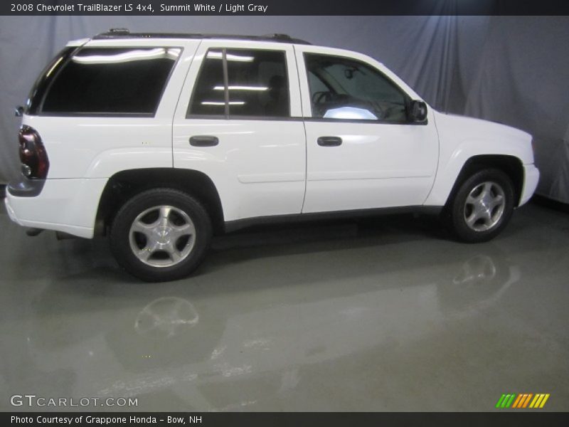 Summit White / Light Gray 2008 Chevrolet TrailBlazer LS 4x4
