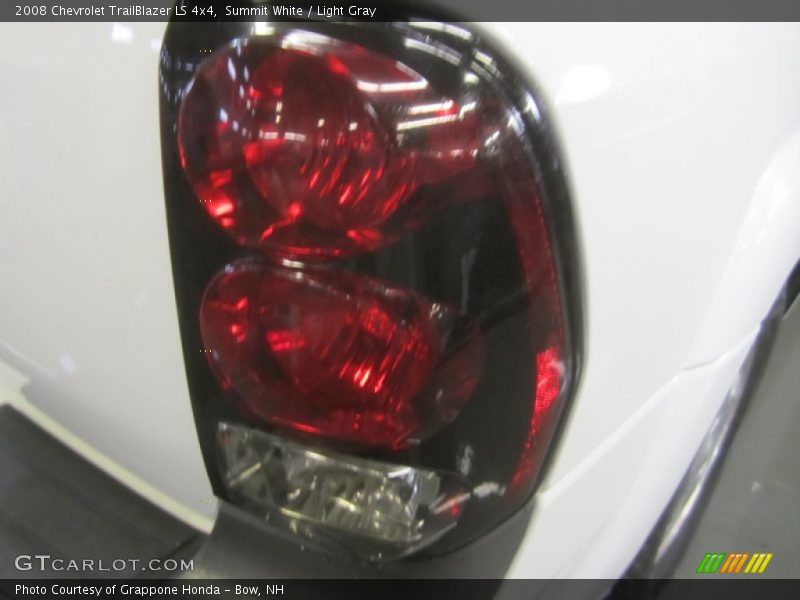 Summit White / Light Gray 2008 Chevrolet TrailBlazer LS 4x4