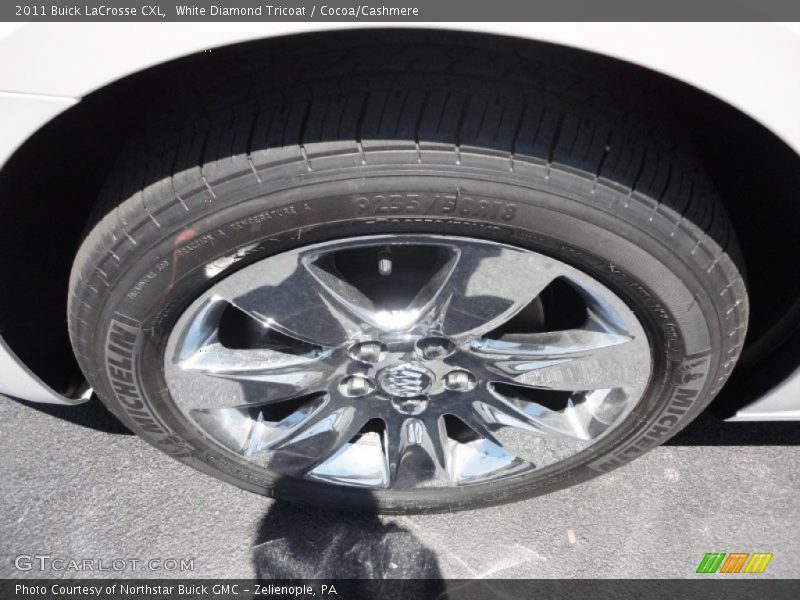 White Diamond Tricoat / Cocoa/Cashmere 2011 Buick LaCrosse CXL