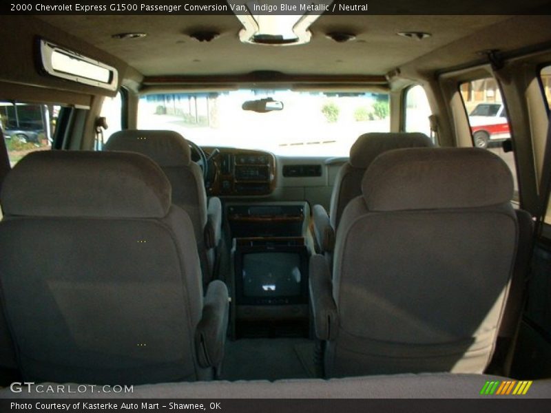 Indigo Blue Metallic / Neutral 2000 Chevrolet Express G1500 Passenger Conversion Van