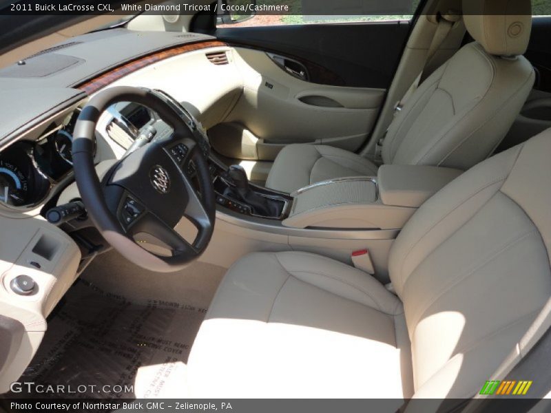 White Diamond Tricoat / Cocoa/Cashmere 2011 Buick LaCrosse CXL