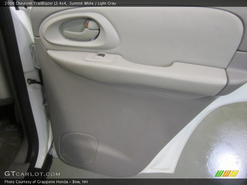 Summit White / Light Gray 2008 Chevrolet TrailBlazer LS 4x4