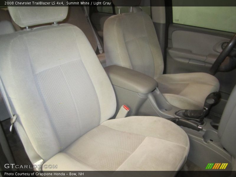 Summit White / Light Gray 2008 Chevrolet TrailBlazer LS 4x4