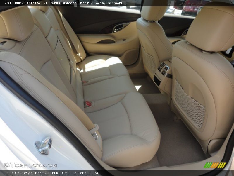 White Diamond Tricoat / Cocoa/Cashmere 2011 Buick LaCrosse CXL