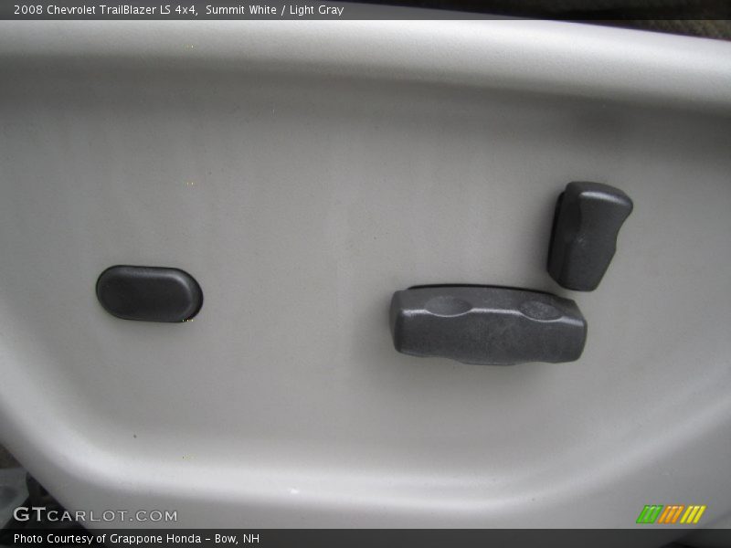 Summit White / Light Gray 2008 Chevrolet TrailBlazer LS 4x4