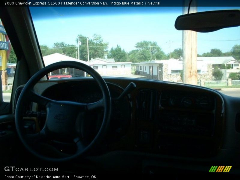 Indigo Blue Metallic / Neutral 2000 Chevrolet Express G1500 Passenger Conversion Van