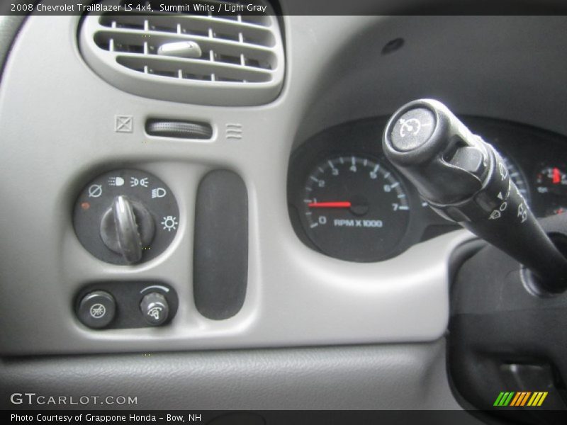 Summit White / Light Gray 2008 Chevrolet TrailBlazer LS 4x4