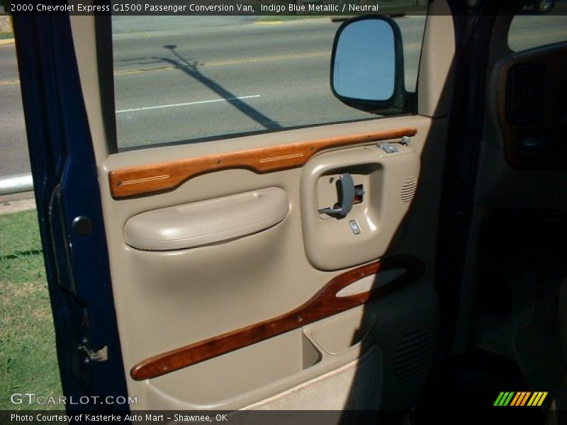 Indigo Blue Metallic / Neutral 2000 Chevrolet Express G1500 Passenger Conversion Van