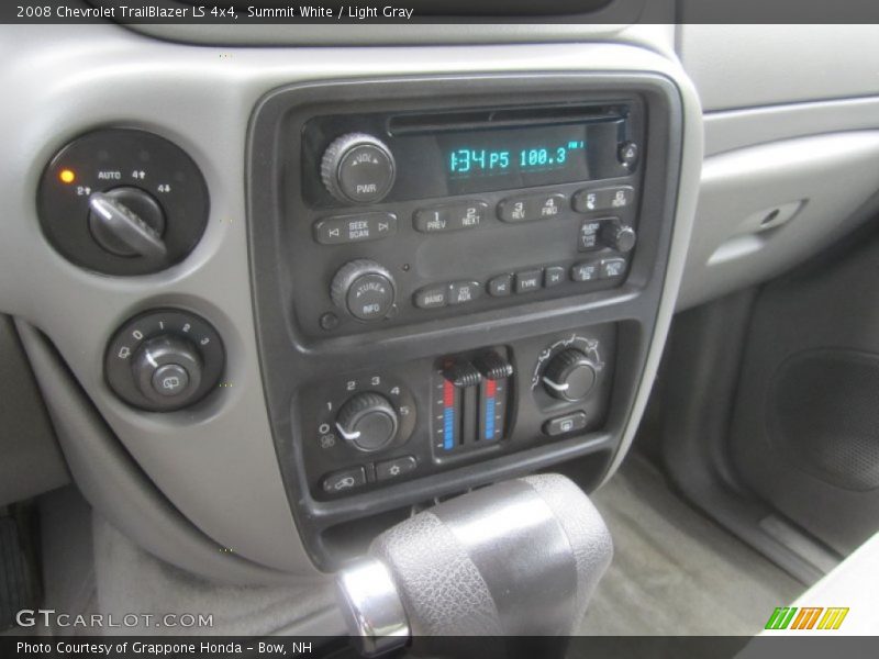 Summit White / Light Gray 2008 Chevrolet TrailBlazer LS 4x4