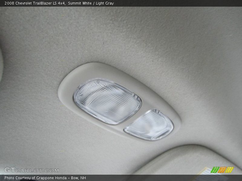 Summit White / Light Gray 2008 Chevrolet TrailBlazer LS 4x4