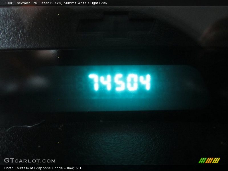 Summit White / Light Gray 2008 Chevrolet TrailBlazer LS 4x4