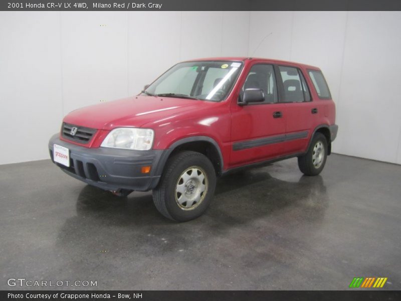 Milano Red / Dark Gray 2001 Honda CR-V LX 4WD
