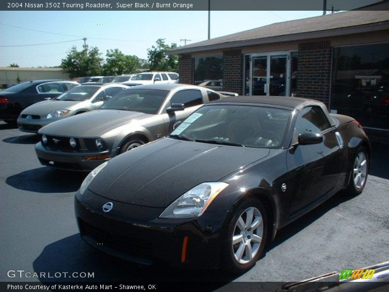 Super Black / Burnt Orange 2004 Nissan 350Z Touring Roadster