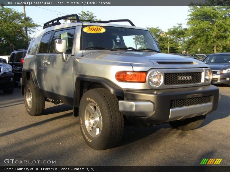 Titanium Metallic / Dark Charcoal 2008 Toyota FJ Cruiser 4WD