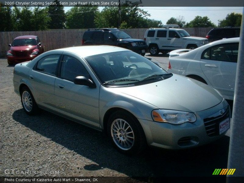 Satin Jade Pearl / Dark Slate Gray 2006 Chrysler Sebring Sedan