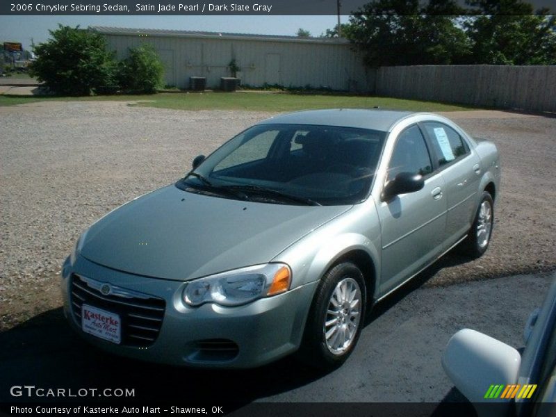 Satin Jade Pearl / Dark Slate Gray 2006 Chrysler Sebring Sedan