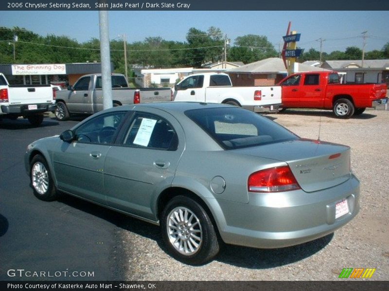 Satin Jade Pearl / Dark Slate Gray 2006 Chrysler Sebring Sedan