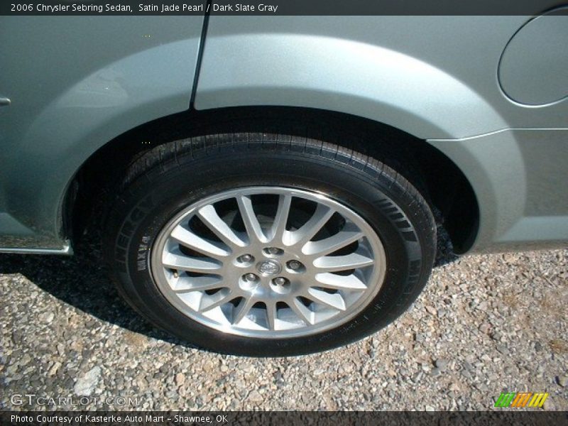 Satin Jade Pearl / Dark Slate Gray 2006 Chrysler Sebring Sedan