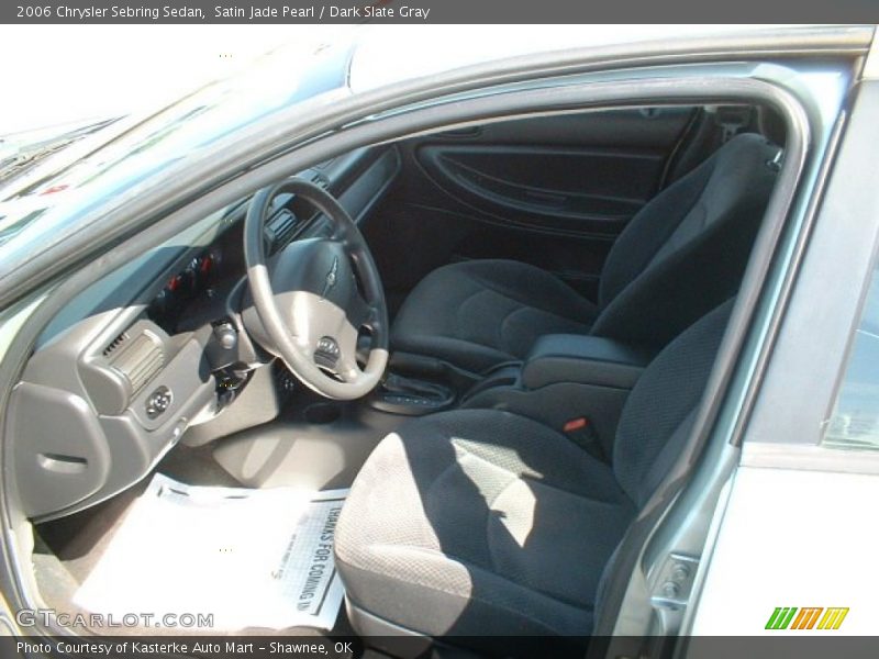 Satin Jade Pearl / Dark Slate Gray 2006 Chrysler Sebring Sedan