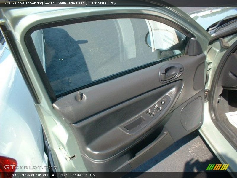 Satin Jade Pearl / Dark Slate Gray 2006 Chrysler Sebring Sedan