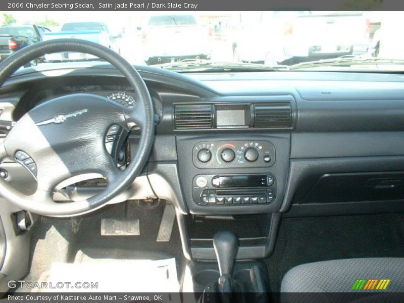 Satin Jade Pearl / Dark Slate Gray 2006 Chrysler Sebring Sedan
