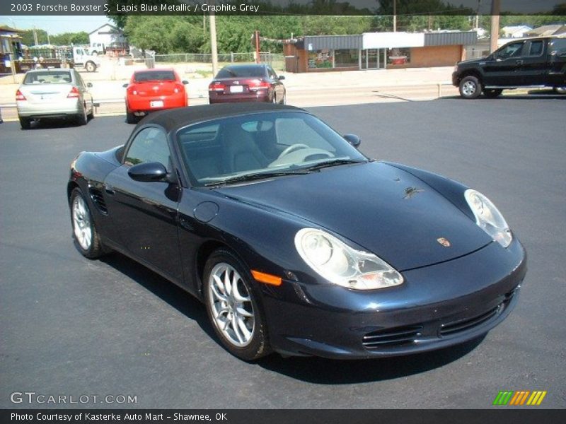 Lapis Blue Metallic / Graphite Grey 2003 Porsche Boxster S