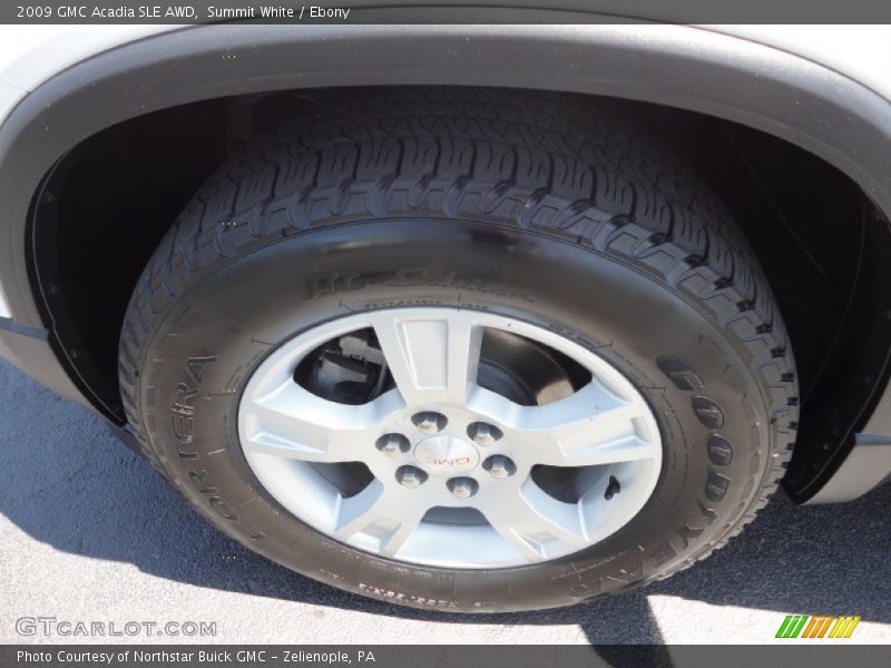 Summit White / Ebony 2009 GMC Acadia SLE AWD