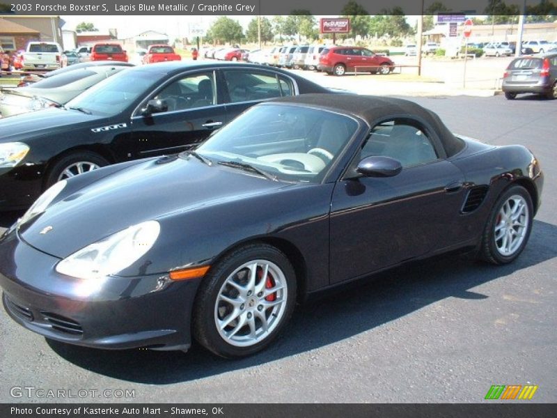 Lapis Blue Metallic / Graphite Grey 2003 Porsche Boxster S