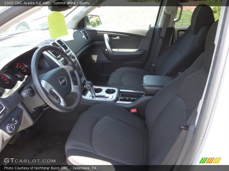 Summit White / Ebony 2009 GMC Acadia SLE AWD