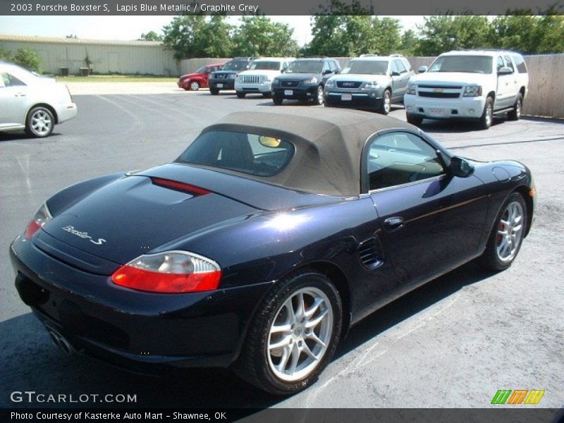 Lapis Blue Metallic / Graphite Grey 2003 Porsche Boxster S