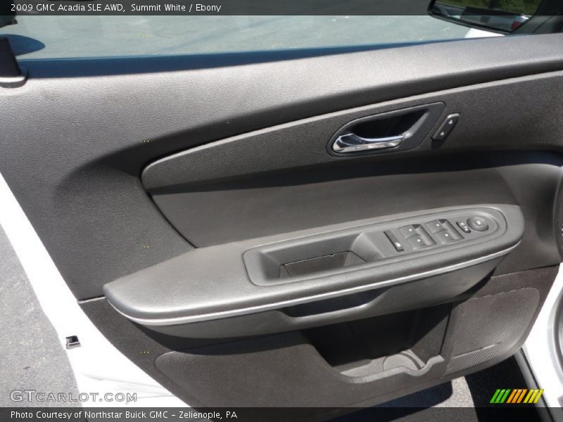 Summit White / Ebony 2009 GMC Acadia SLE AWD