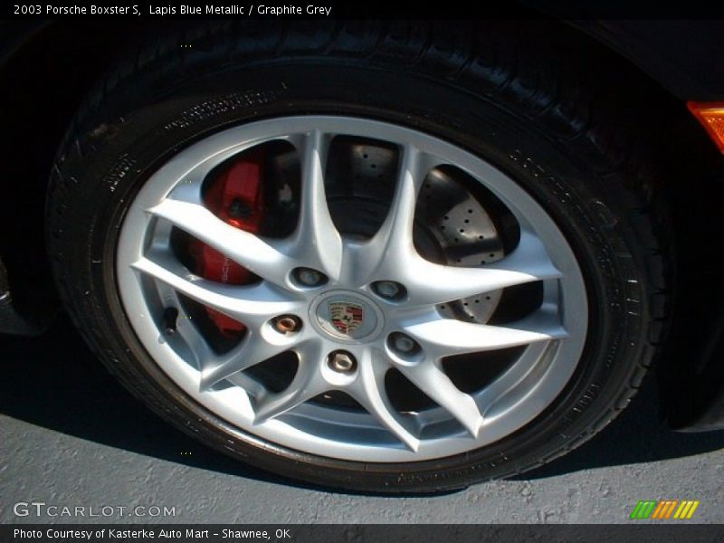 Lapis Blue Metallic / Graphite Grey 2003 Porsche Boxster S