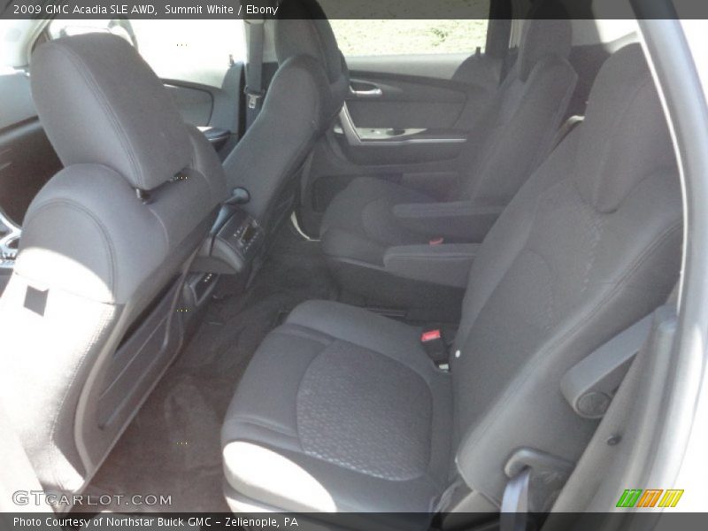 Summit White / Ebony 2009 GMC Acadia SLE AWD